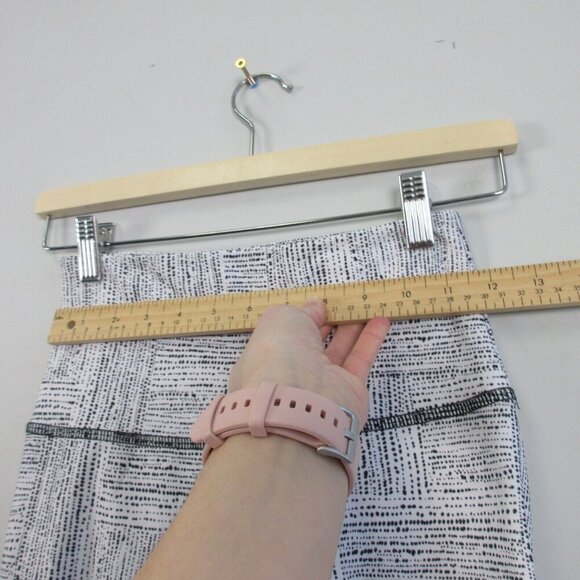 Onzie Leggings Women S/M Black White Patterned Mid Rise Activewear Yoga 206 - Picture 9 of 12